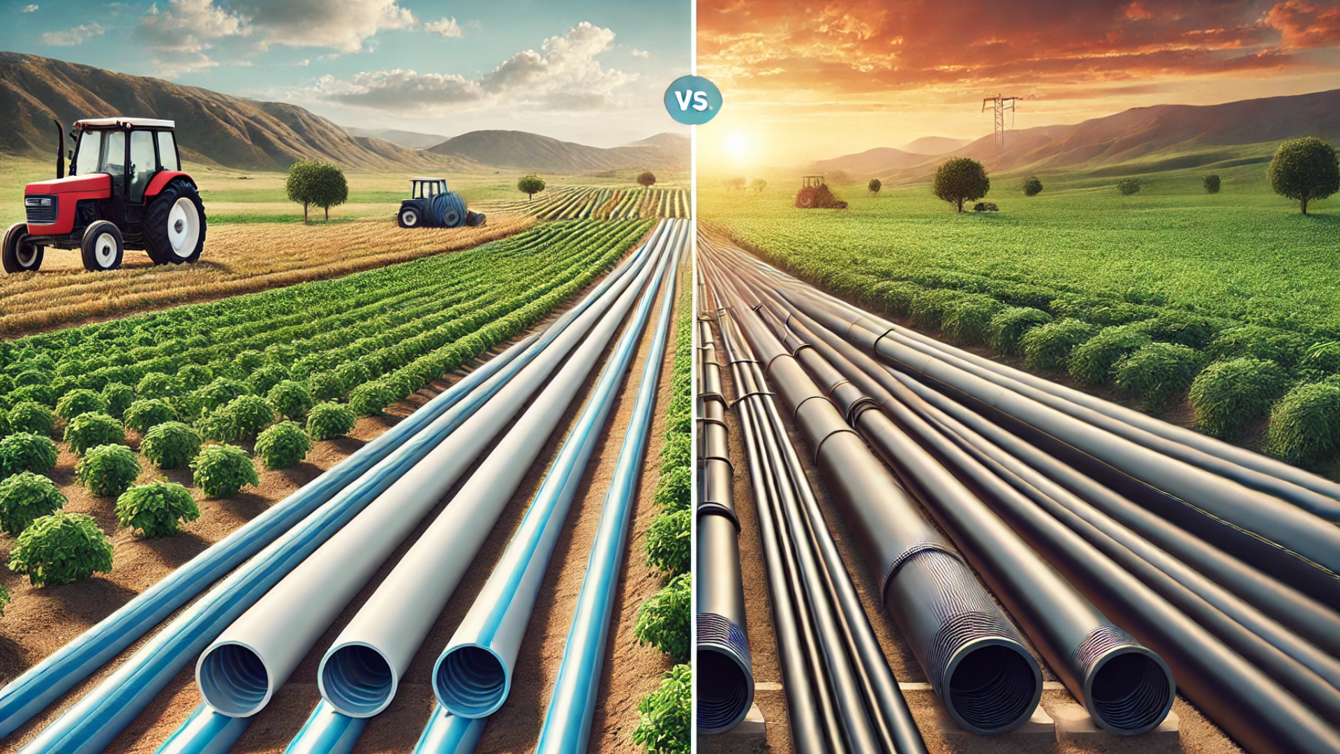 Polytubes vs. Traditional Pipe images