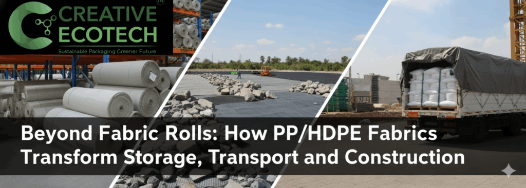 Beyond Fabric Rolls: How PP/HDPE Fabrics Transform Storage, Transport and Construction